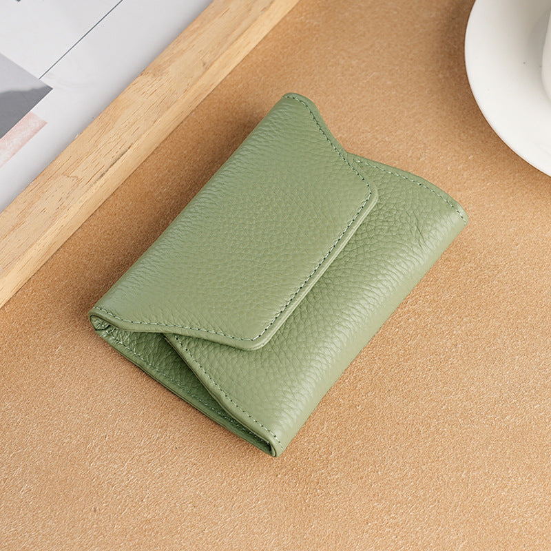 Small Leather Card Holder Wallet