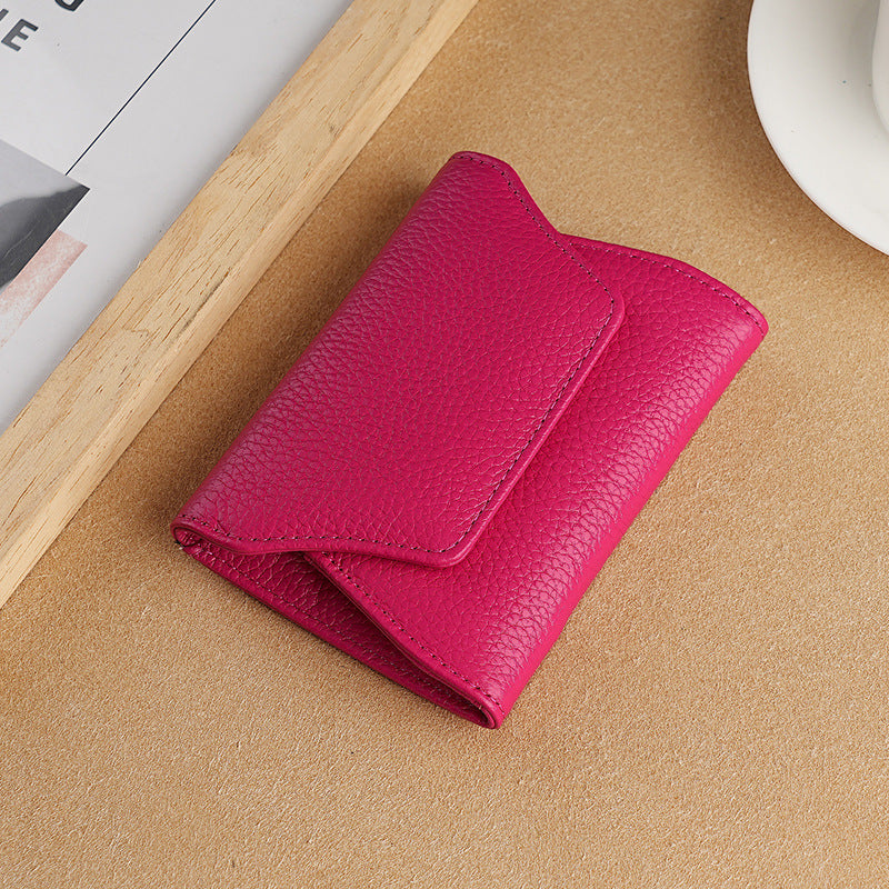 Small Leather Card Holder Wallet