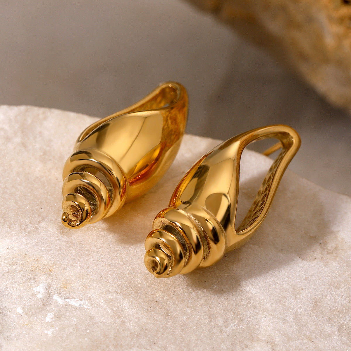 Exaggerated Conch Earrings