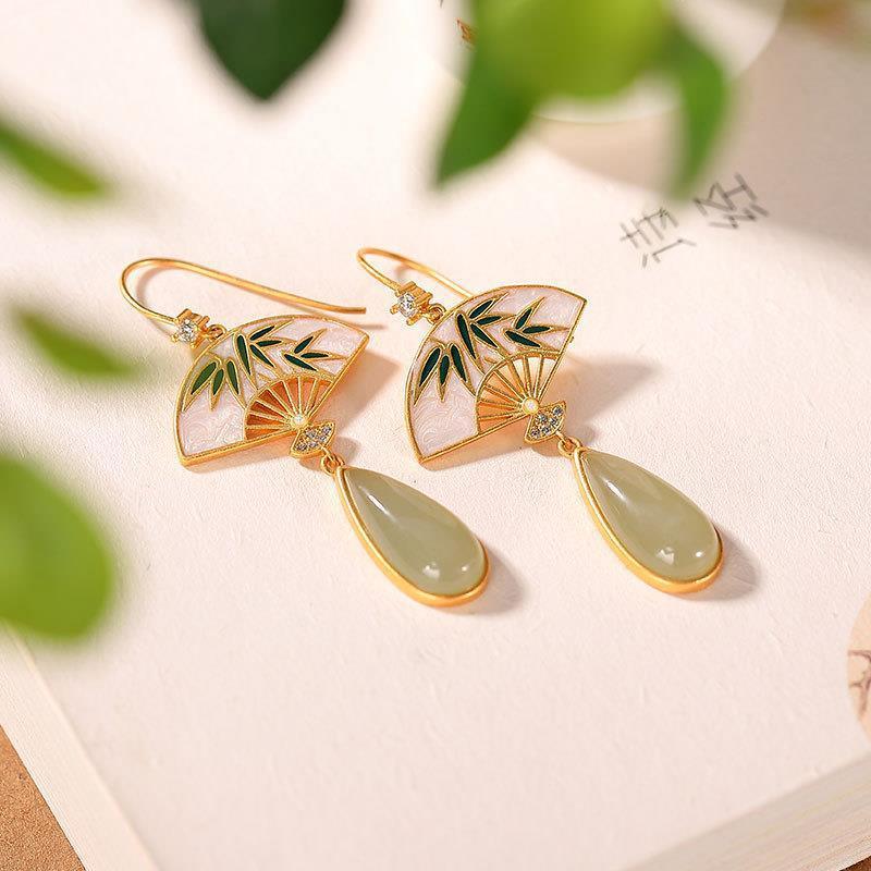 Retro Quartz Earrings