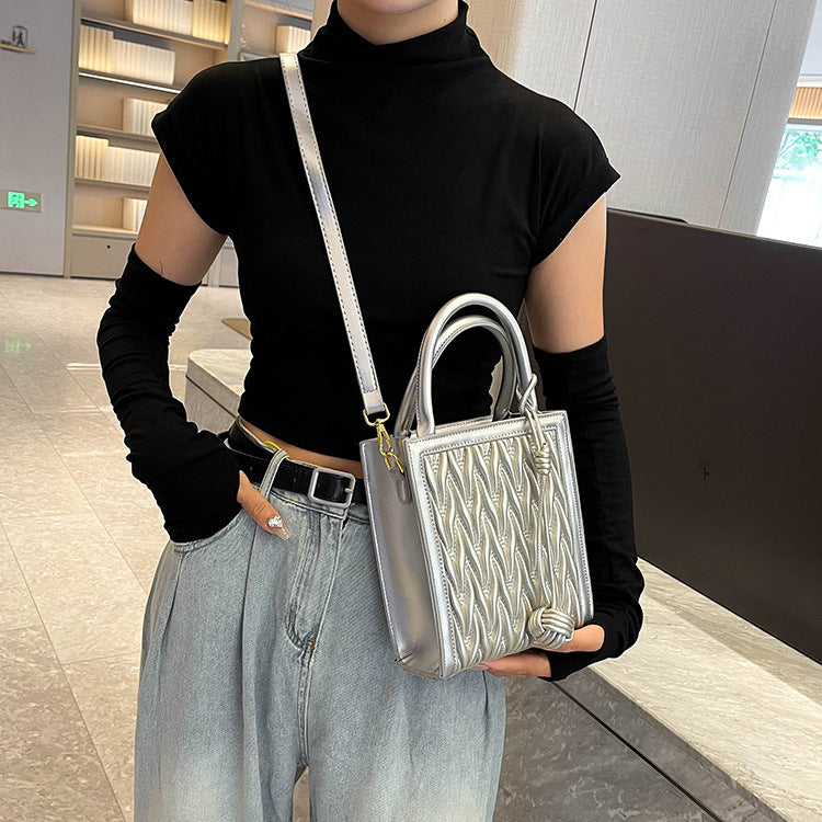 Stylish Good Texture Pleated Small Handbags