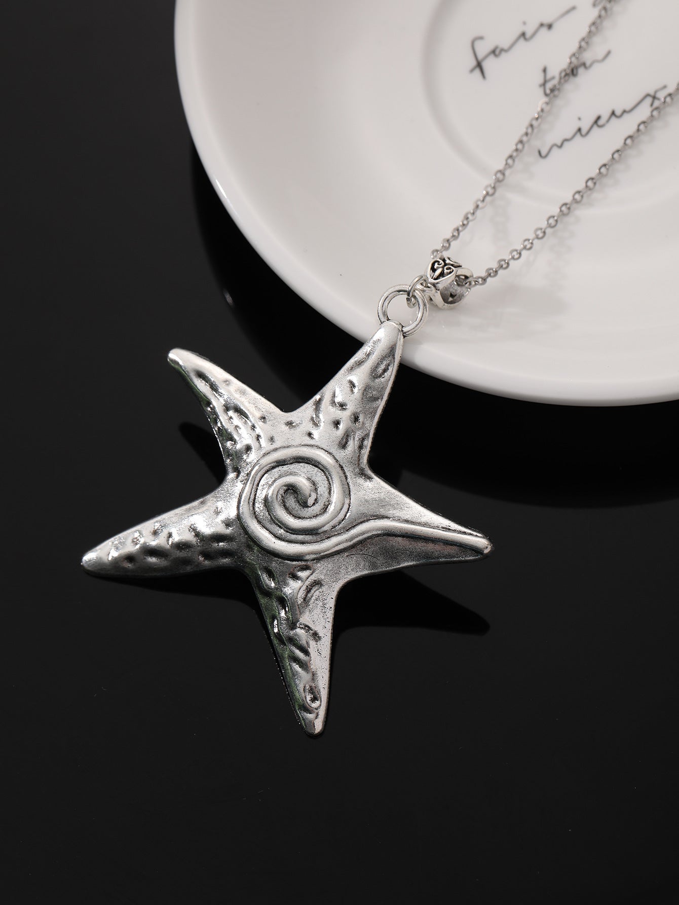 Sweet Cool Big Pentagram Pendant Necklace