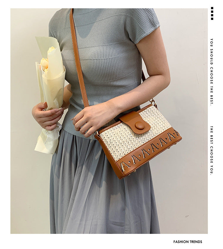 Summer Fashion Woven Niche Texture Shoulder Bag