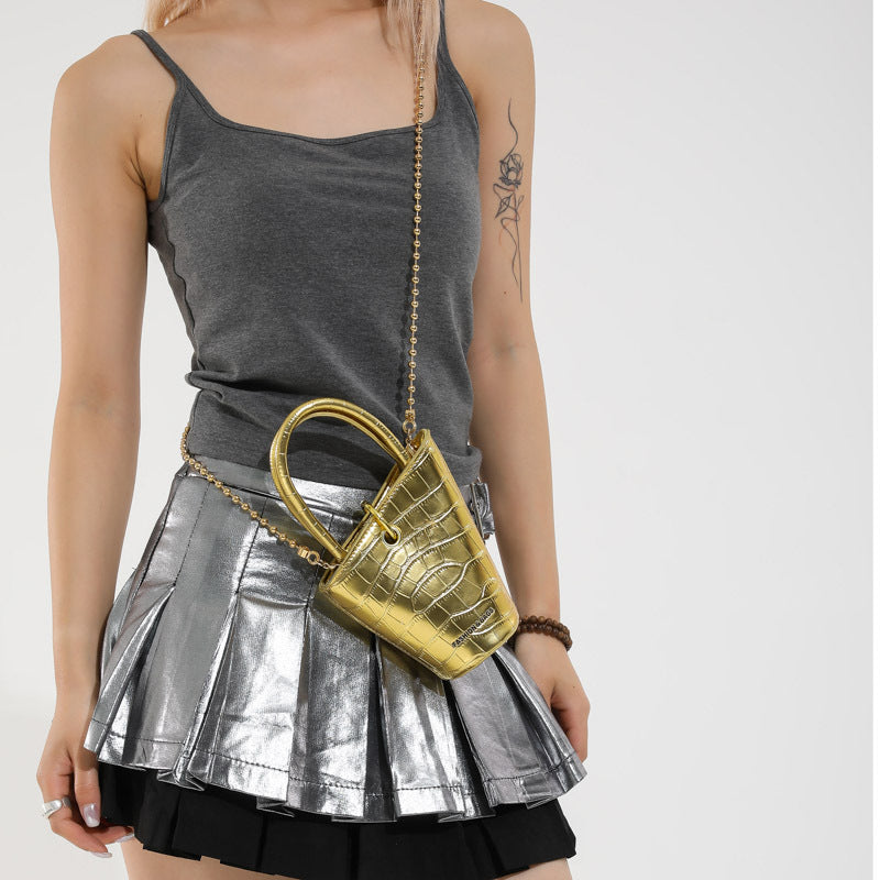 Fashionable Leopard-Print Mini Womens Bag Unique-Shaped Crossbody Bag