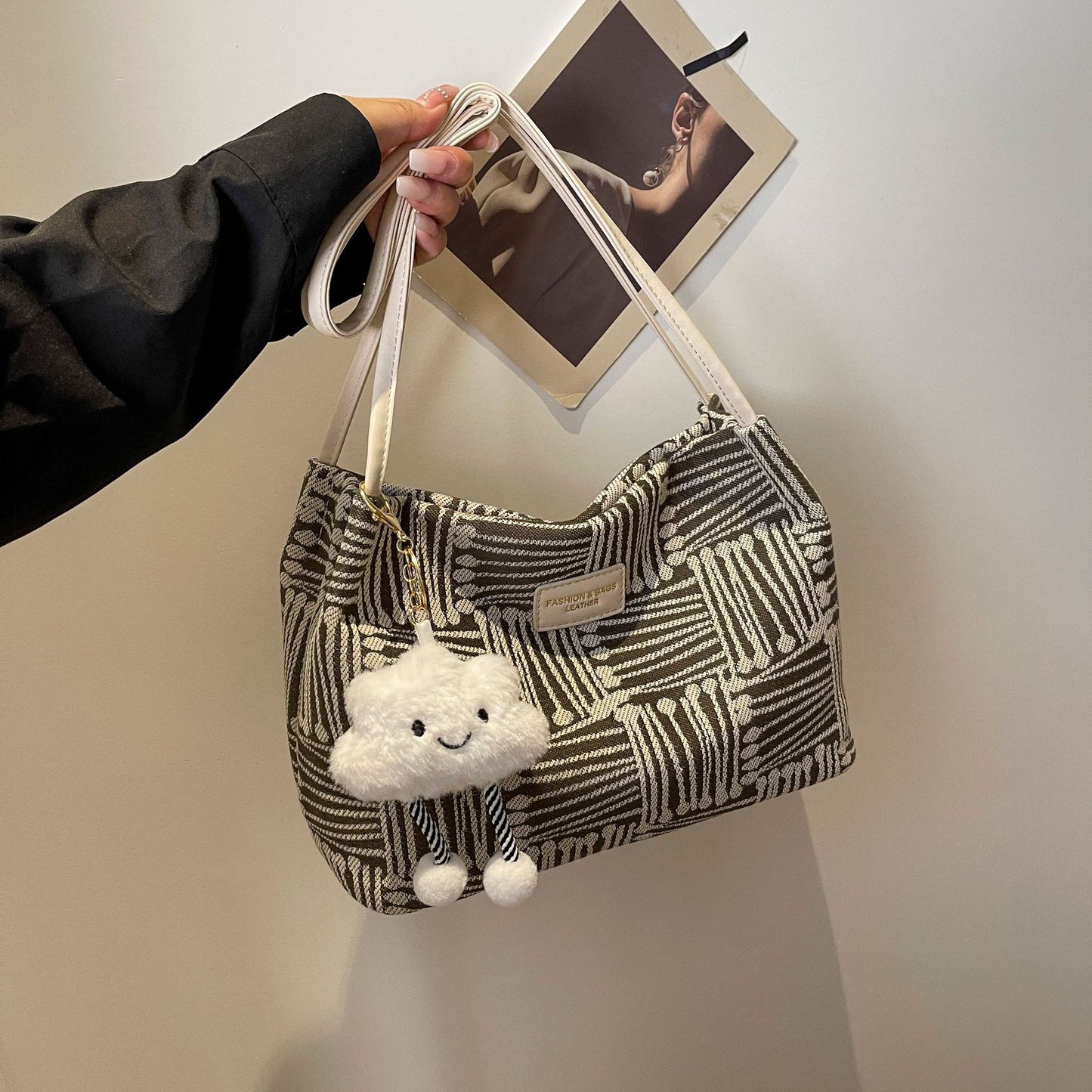 Women's Korean-style Fashion Striped Bag