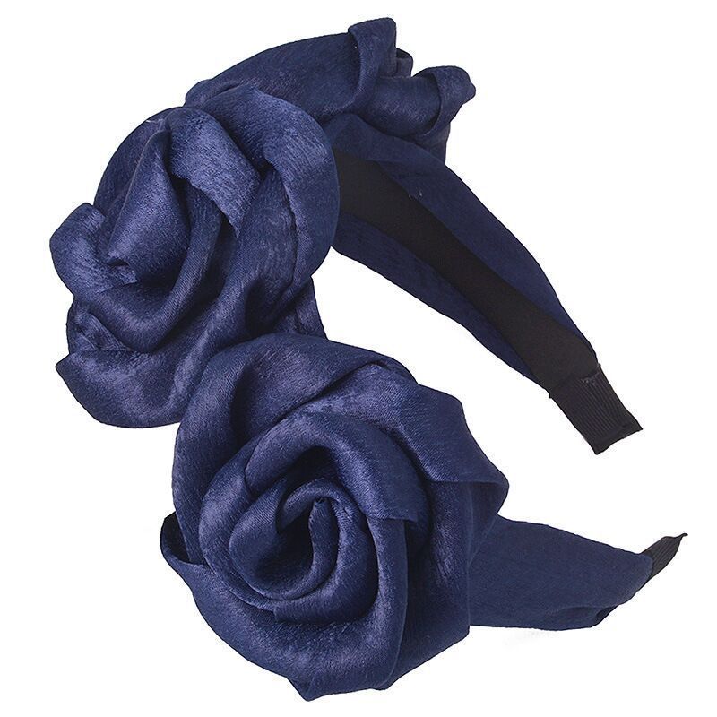 Solid Color Sweet Three Flowers Headband