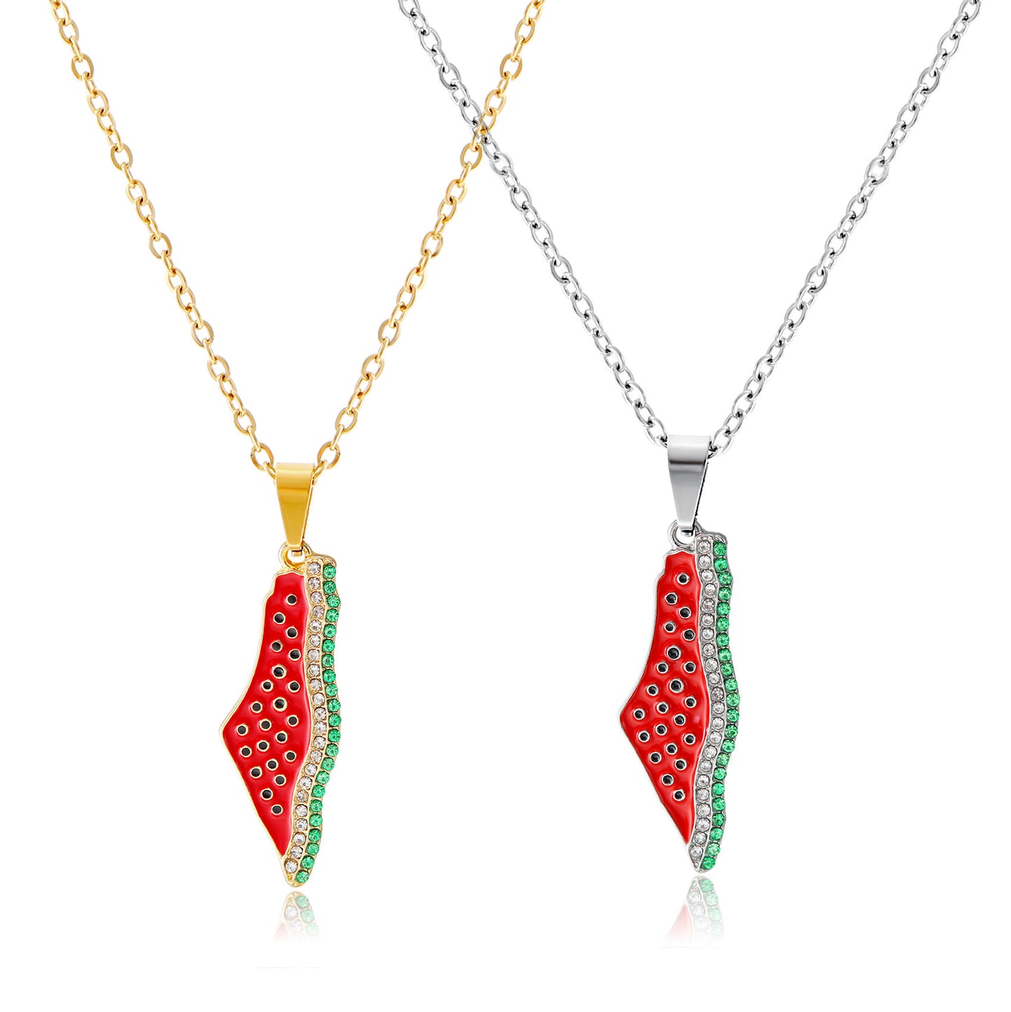 Fashion Personality Watermelon Necklace For Men And Women