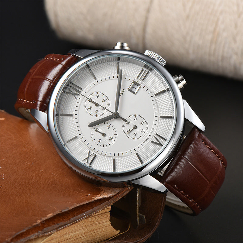 Mens's Quartz Casual Belt Watch