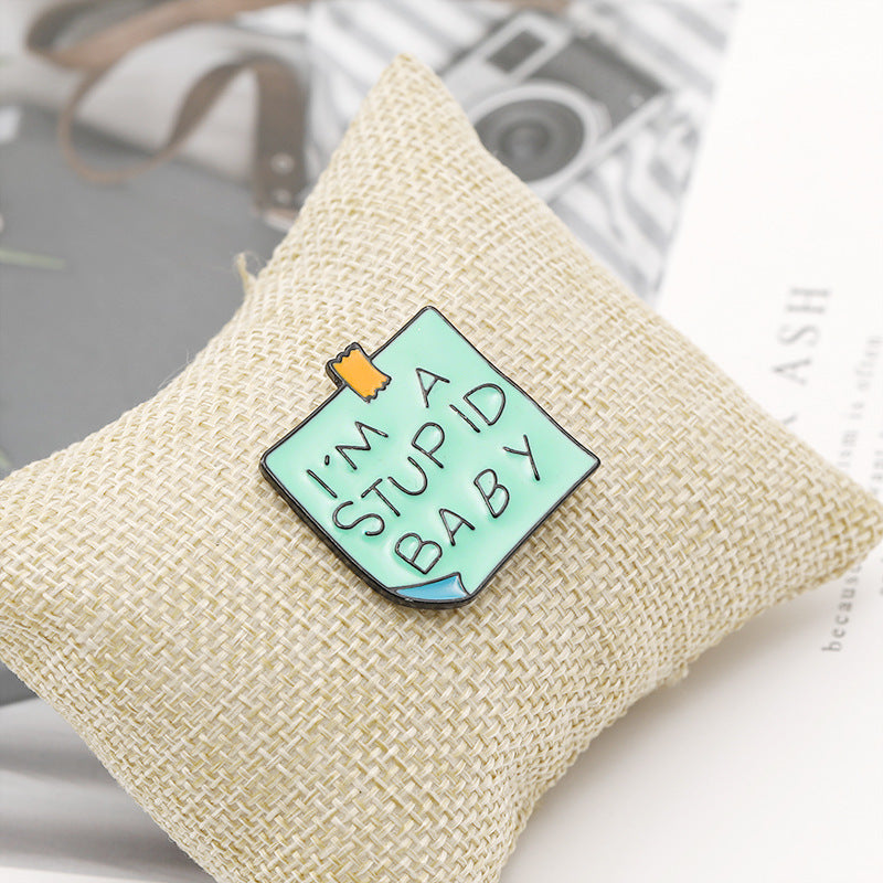 Sticky Notes Brooch