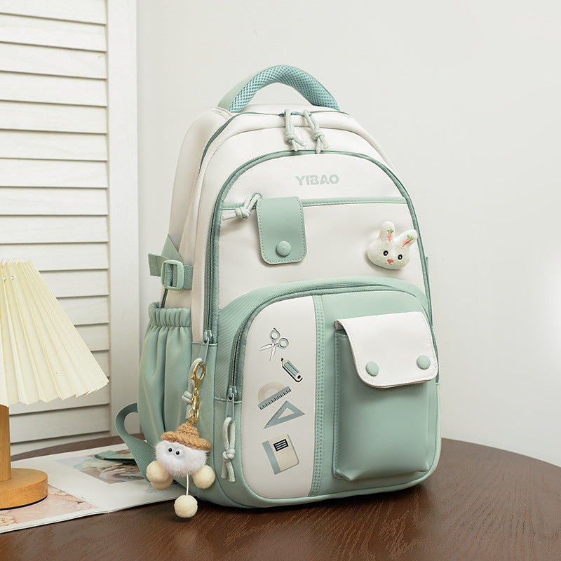 Fashion Color Contrast Backpack