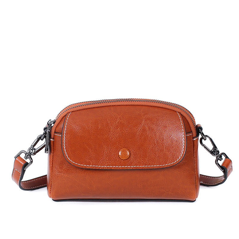 Genuine Leather Women's Shoulder Messenger Bag