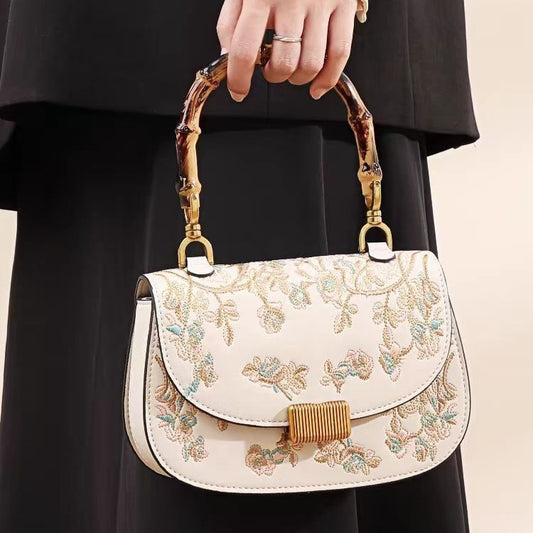 Chinese Style Embroidery Women's Cross-body Bag