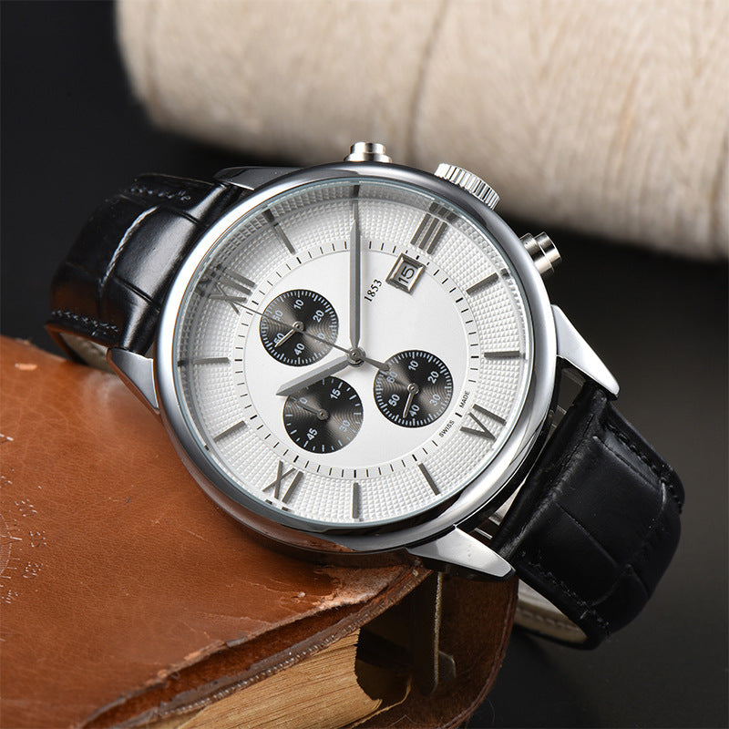 Mens's Quartz Casual Belt Watch