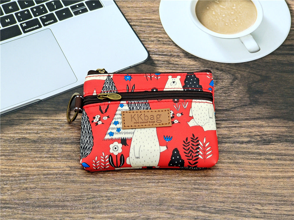 Printed Film Cartoon Change Purse