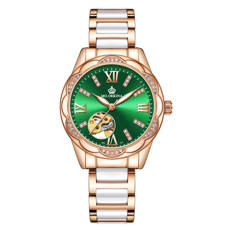 Automatic Mechanical Waterproof Luminous Women's Watch