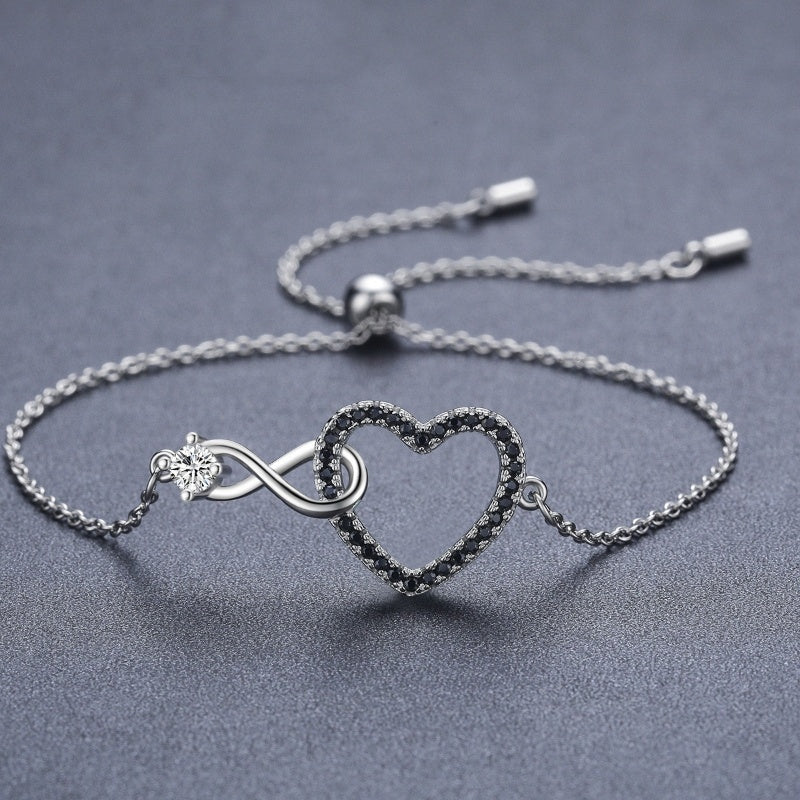 Heart-Shaped Bracelet Zircon