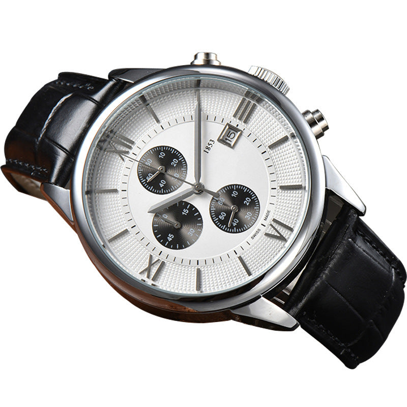 Mens's Quartz Casual Belt Watch