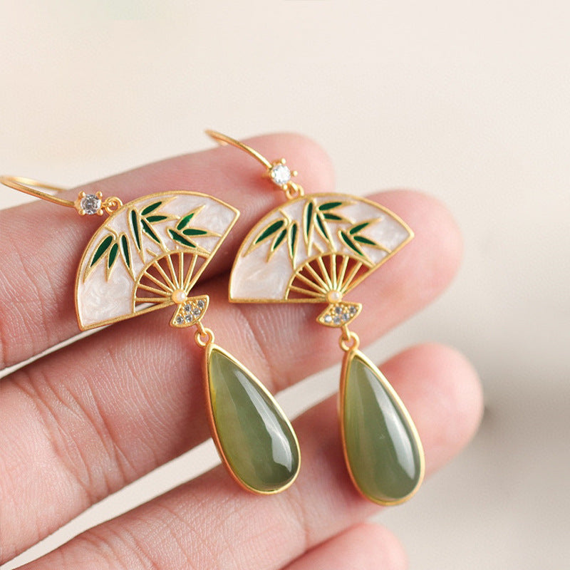 Retro Quartz Earrings