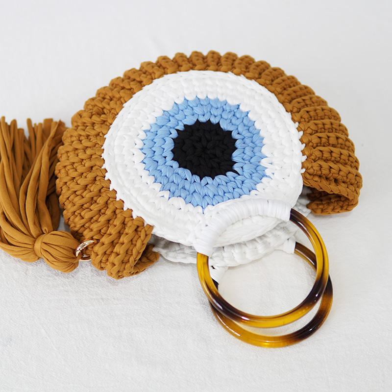 Woven Big Eye Bag