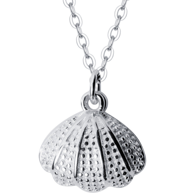 Simple S925 Silver Shell Necklace