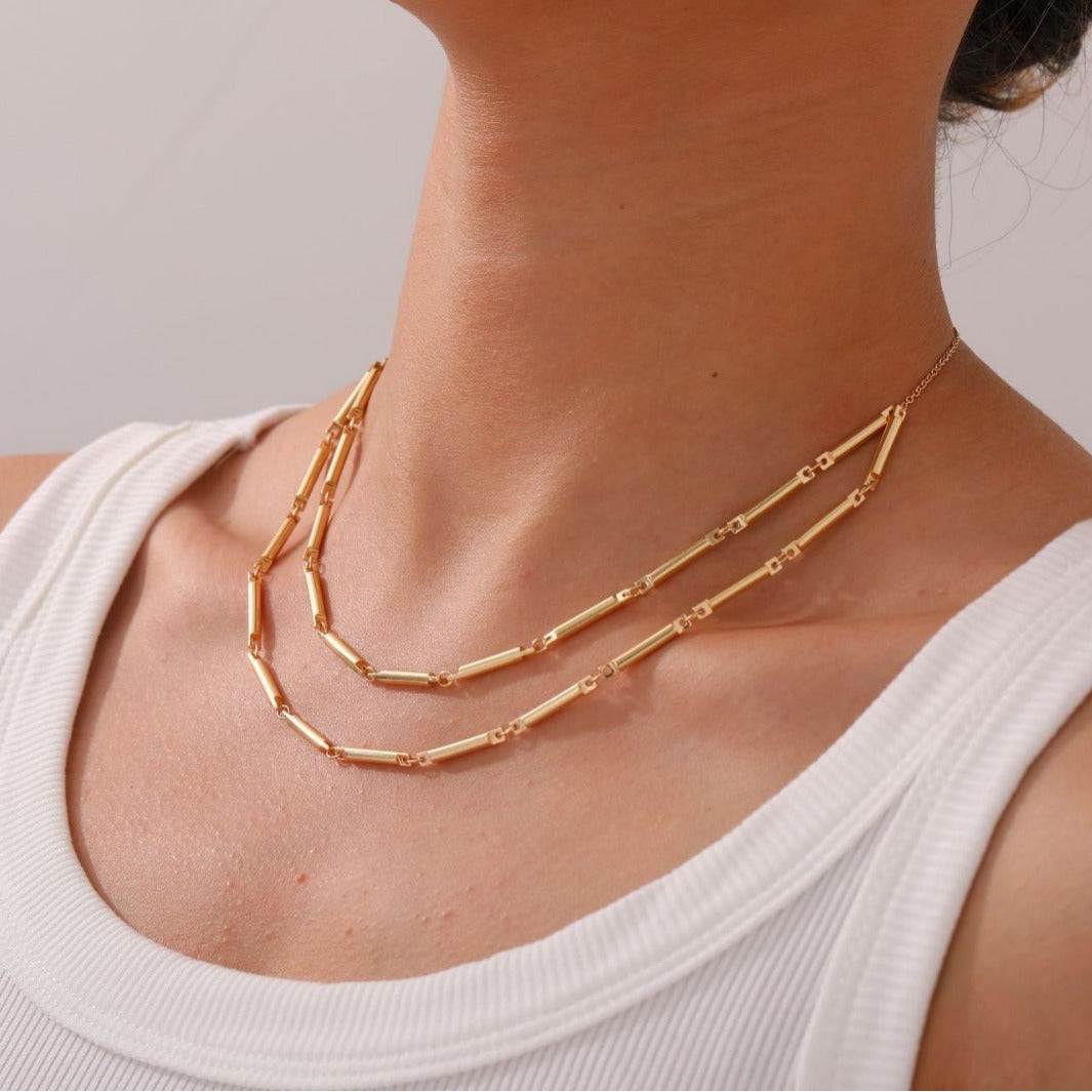 Women's Diamond Melon Seeds Chain Necklace