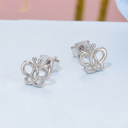 Sterling Silver Does Not Fade Butterfly Studs