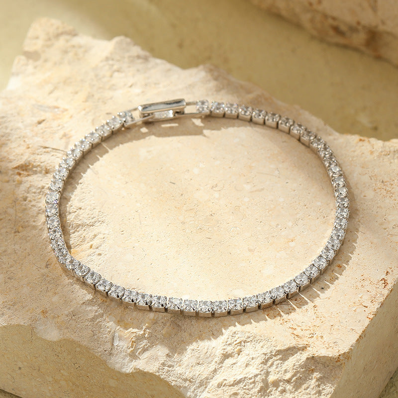 S925 Silver Full Diamond Shining High-grade Bracelet