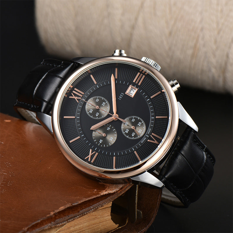 Mens's Quartz Casual Belt Watch