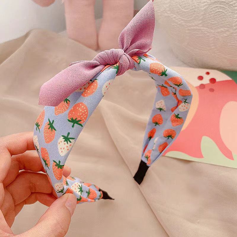 Children's Fabric Print Fruit Headband