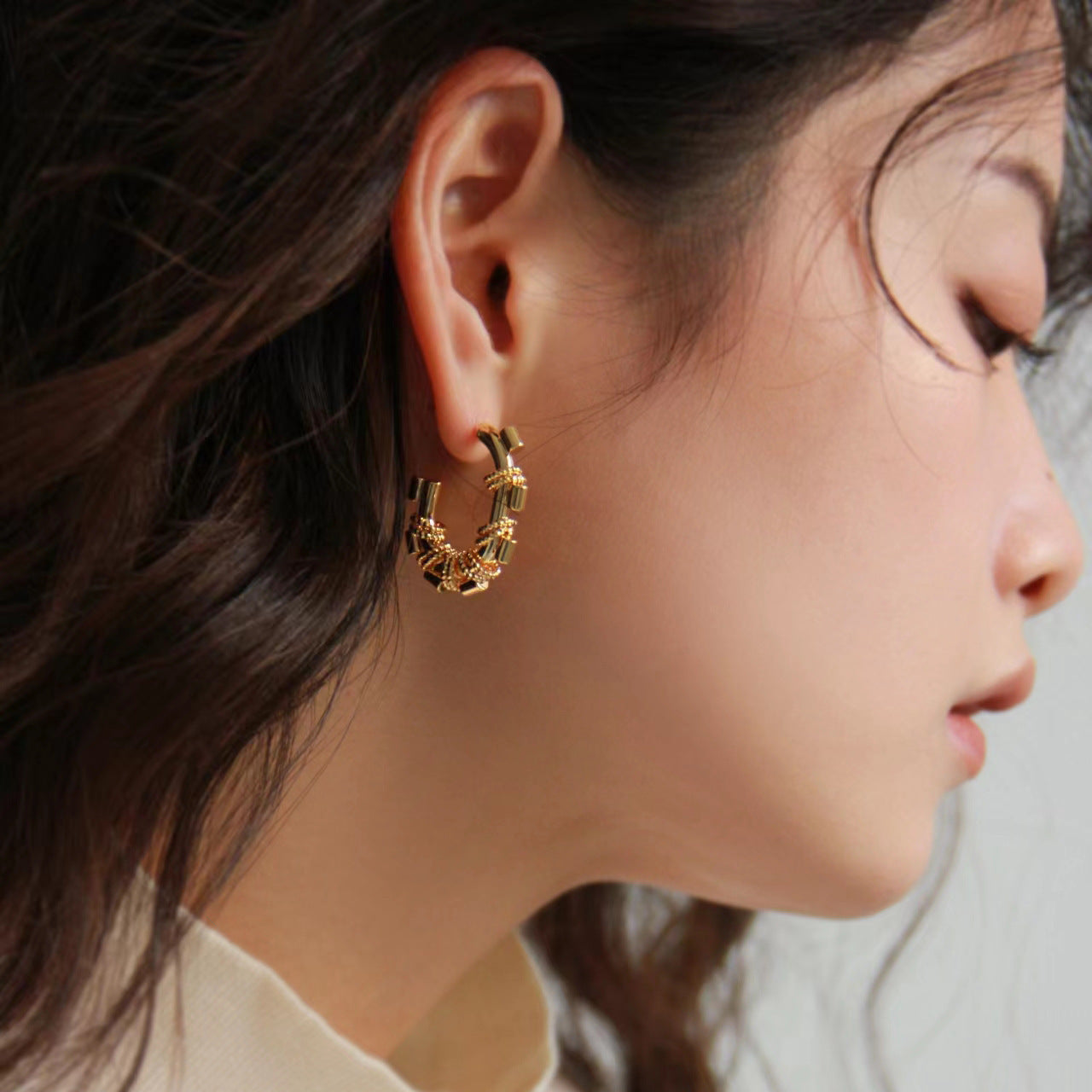 Geometric Metal Special Interest Earrings