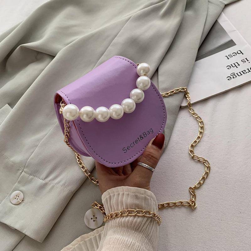 Women's Fashion Pearl Hand Shoulder Bag