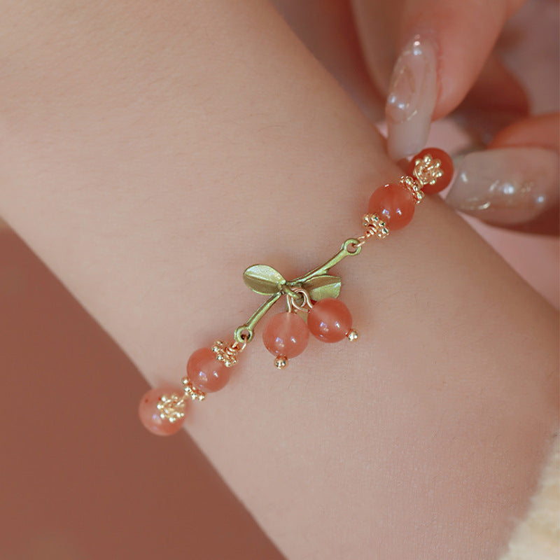 Mori Style Cherry Bracelet