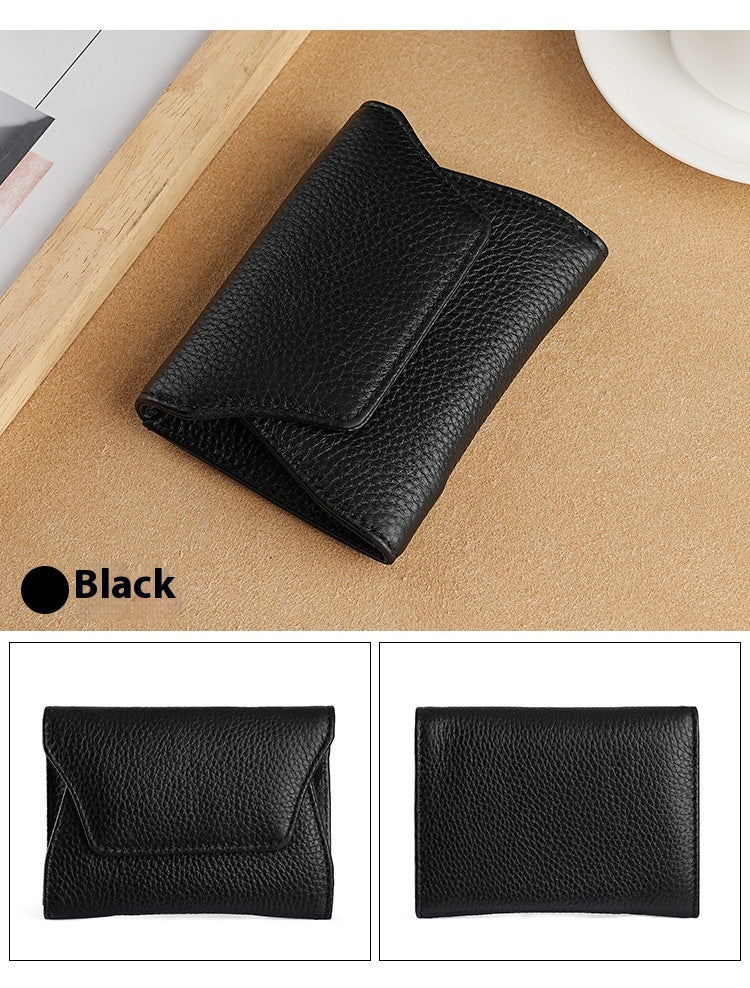 Small Leather Card Holder Wallet