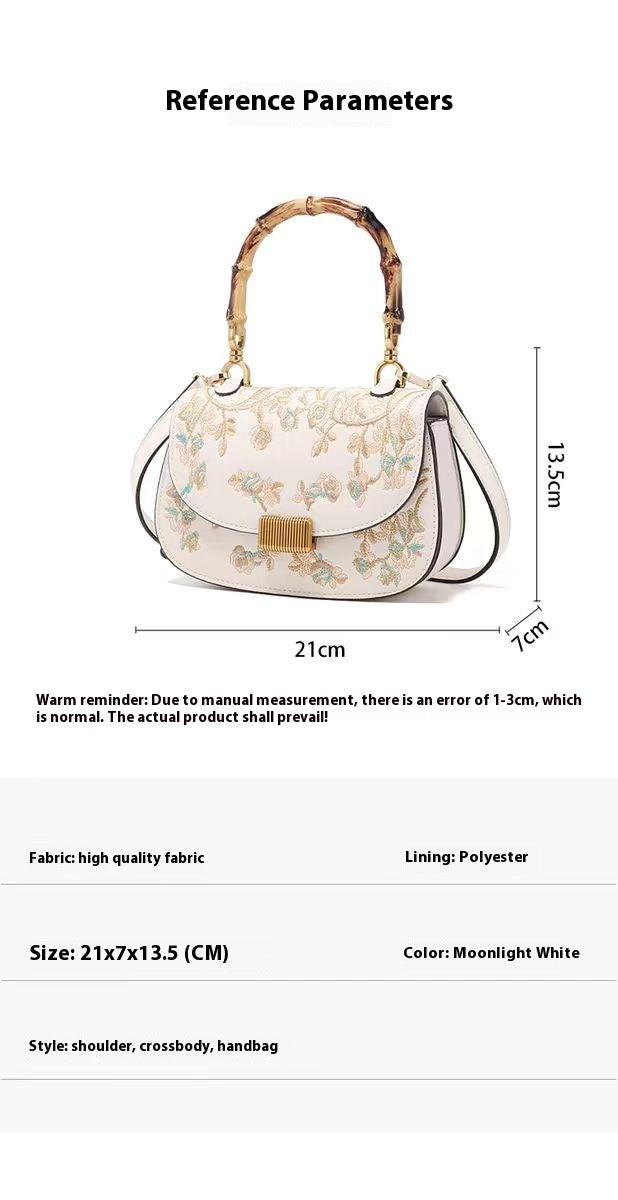 Chinese Style Embroidery Women's Cross-body Bag