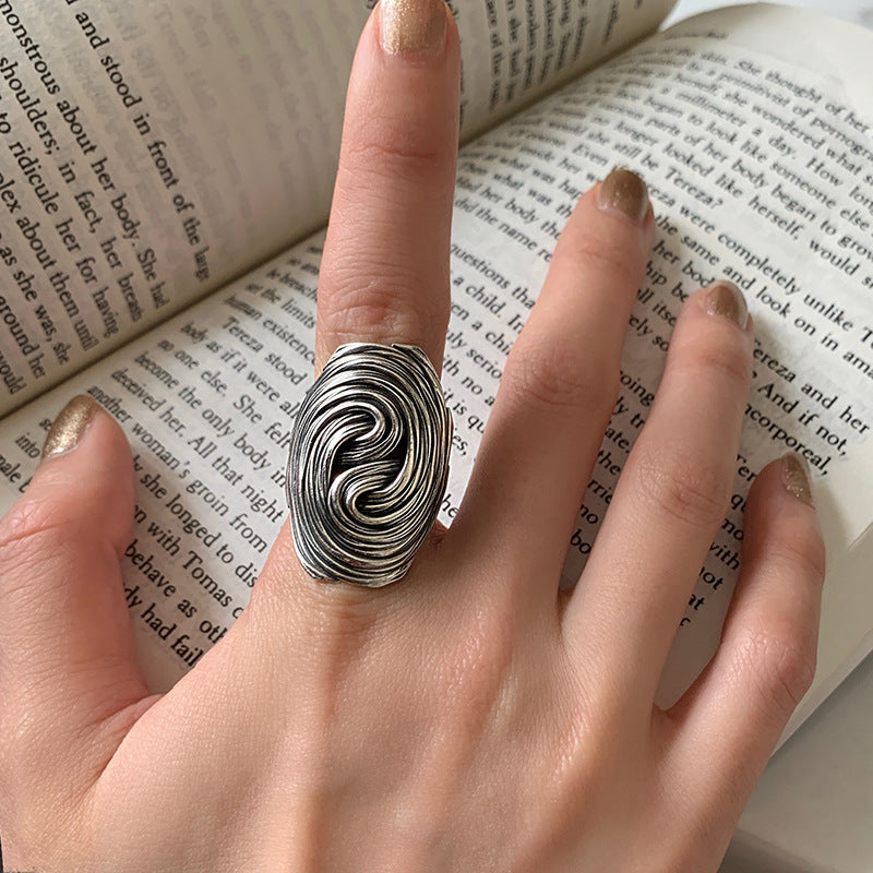 Petunia Vintage 925 Sterling Silver Ring