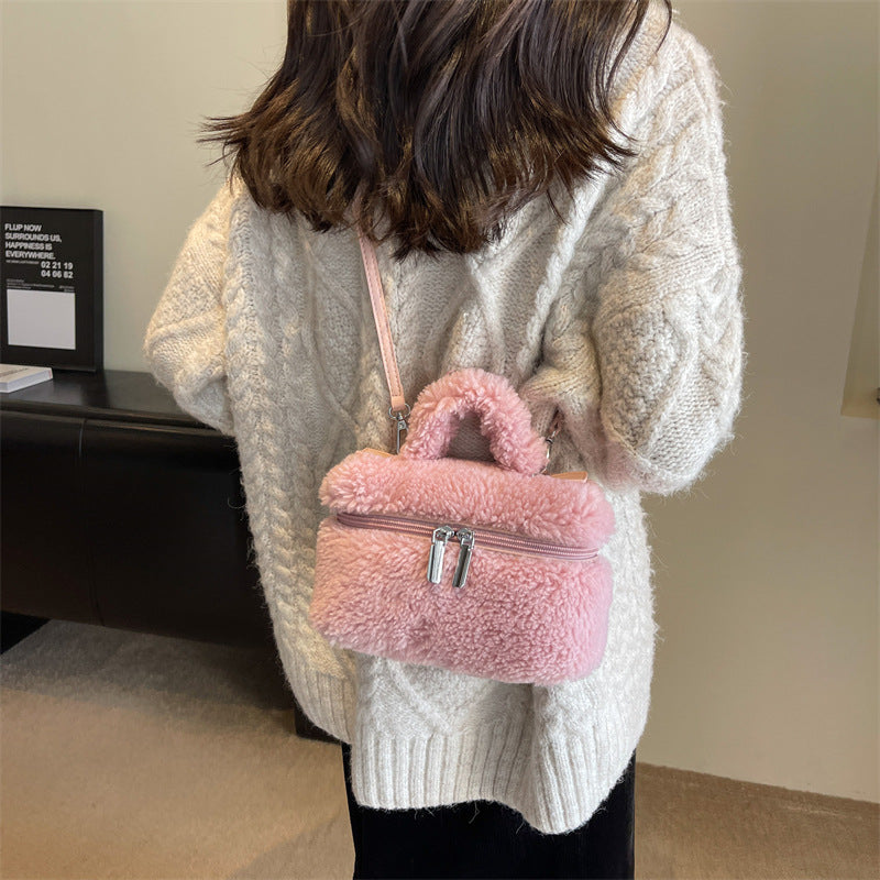 Lamb Wool Niche Plush Women's Bags