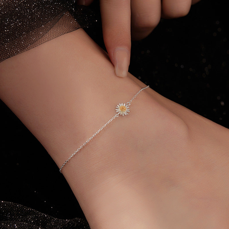 S925 Silver Mori Style Anklet