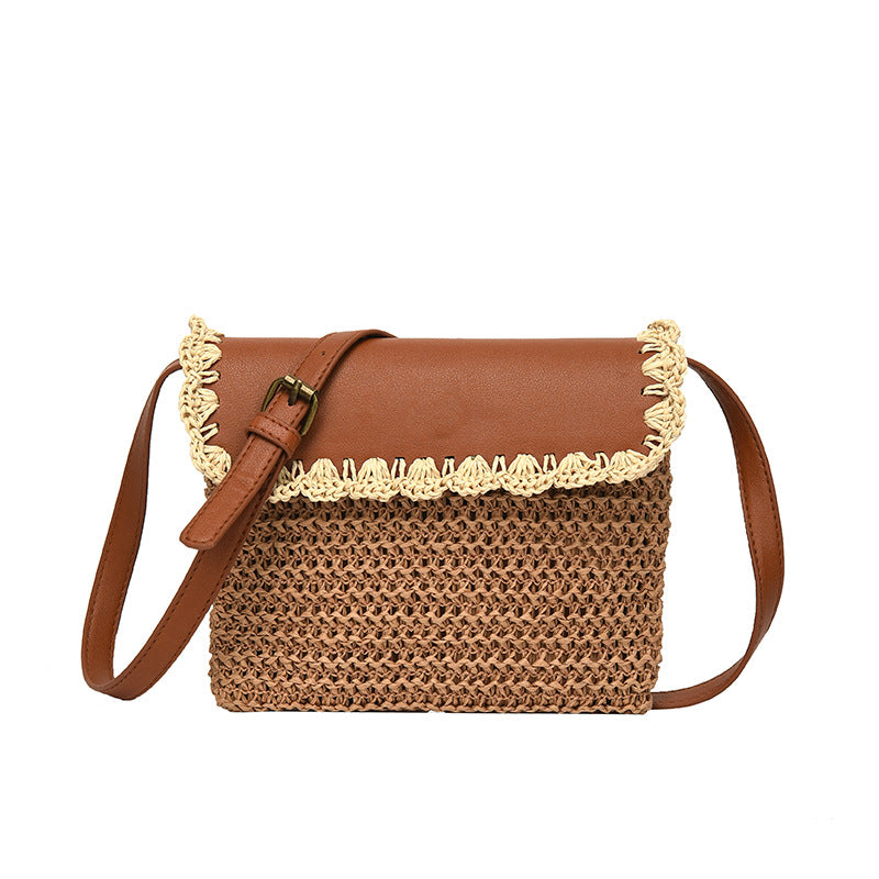 Women's Straw Beach Crossbody Bag