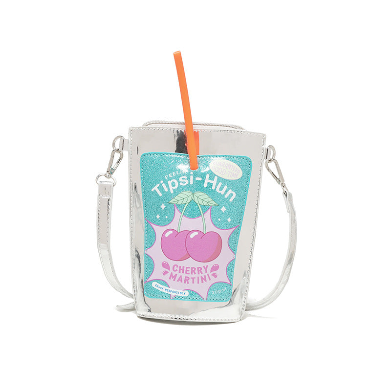 Printed One Shoulder Phone Women's Cross-body Bag