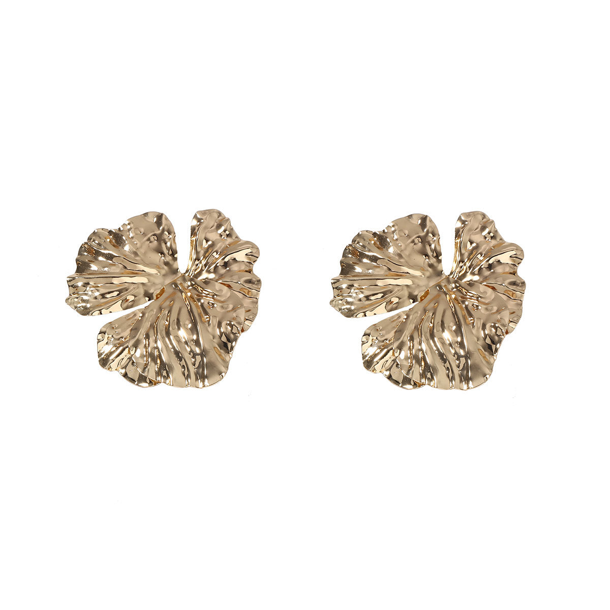 Exaggerated Large Flower Ear Studs