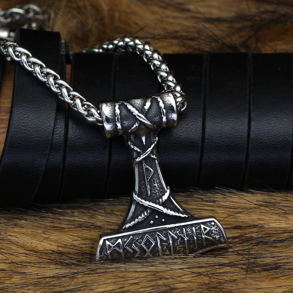 Hammer Pendant Necklace For Men