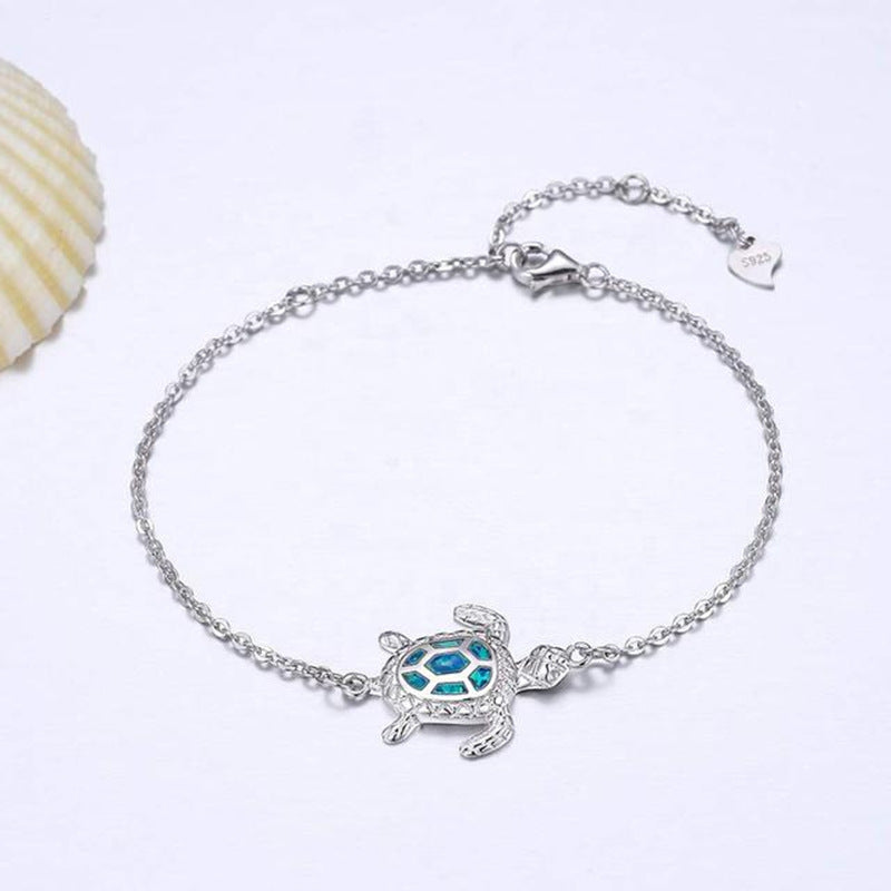 Hawaii Ocean Turtle Anklet