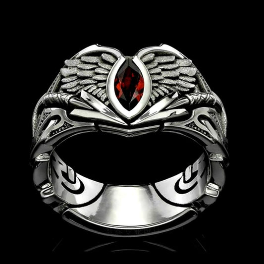 Retro Jacinth Horse Eye Ring