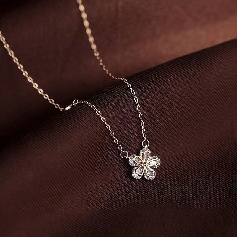 Zircon Flower Necklace