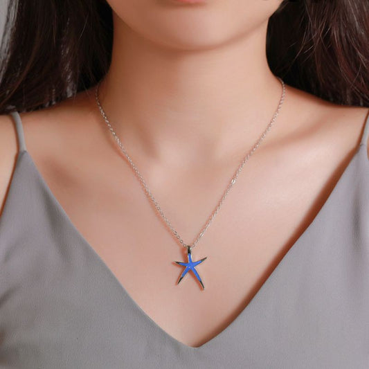 Starfish Pendant Fashion Simple Cute Starfish Women's Necklace