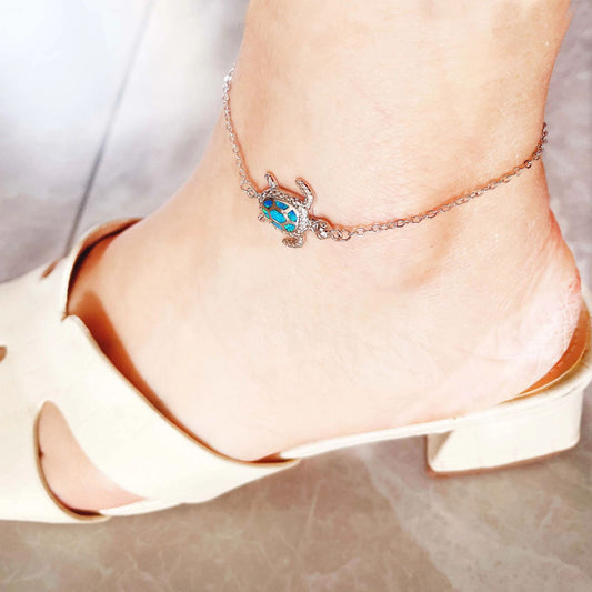 Hawaii Ocean Turtle Anklet