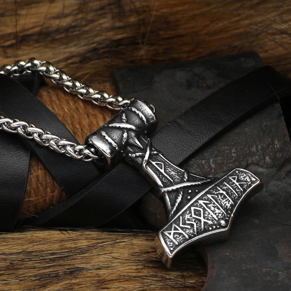 Hammer Pendant Necklace For Men