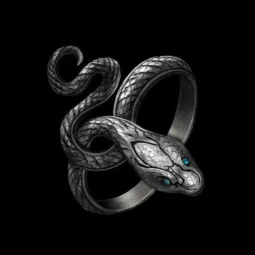 Greedy Snake Personality Retro Ring