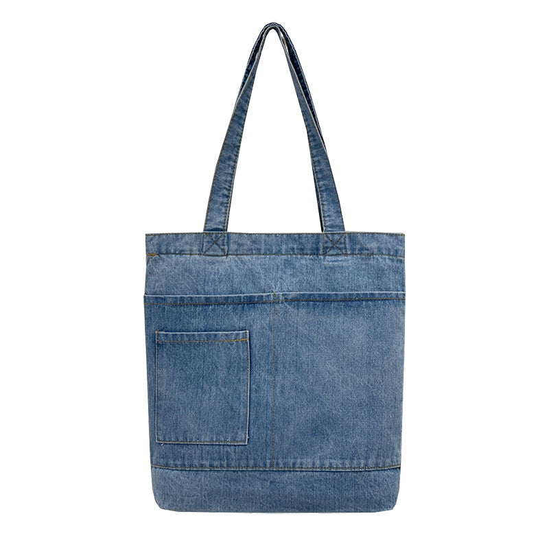 Women's Simple Denim Handbag