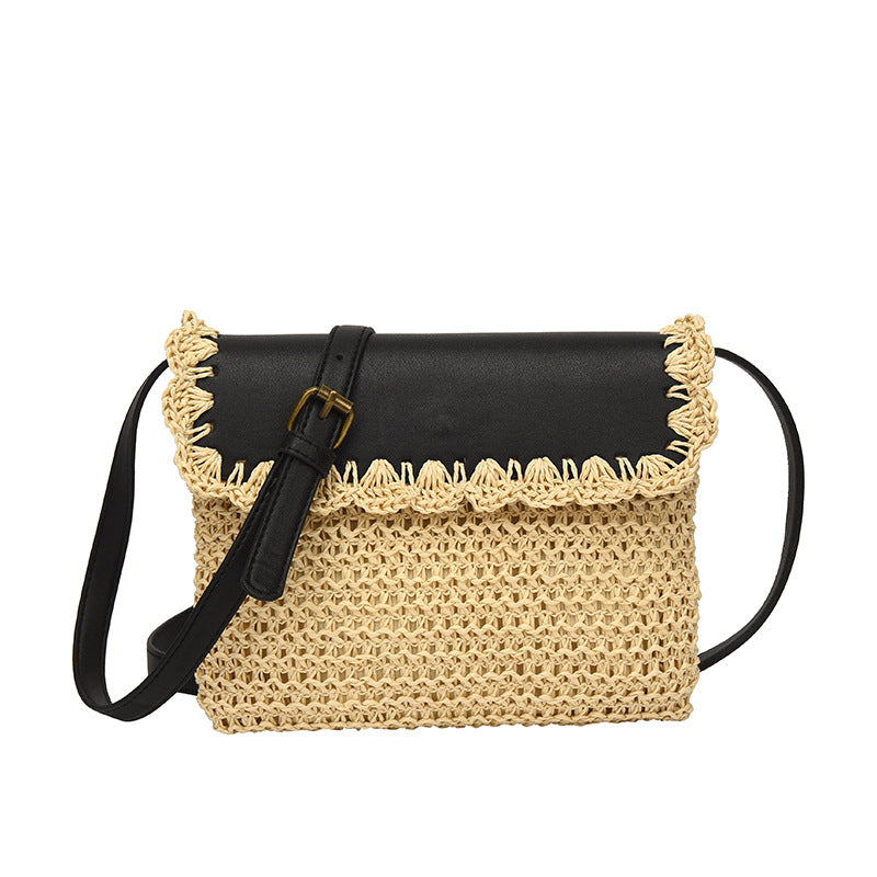 Women's Straw Beach Crossbody Bag